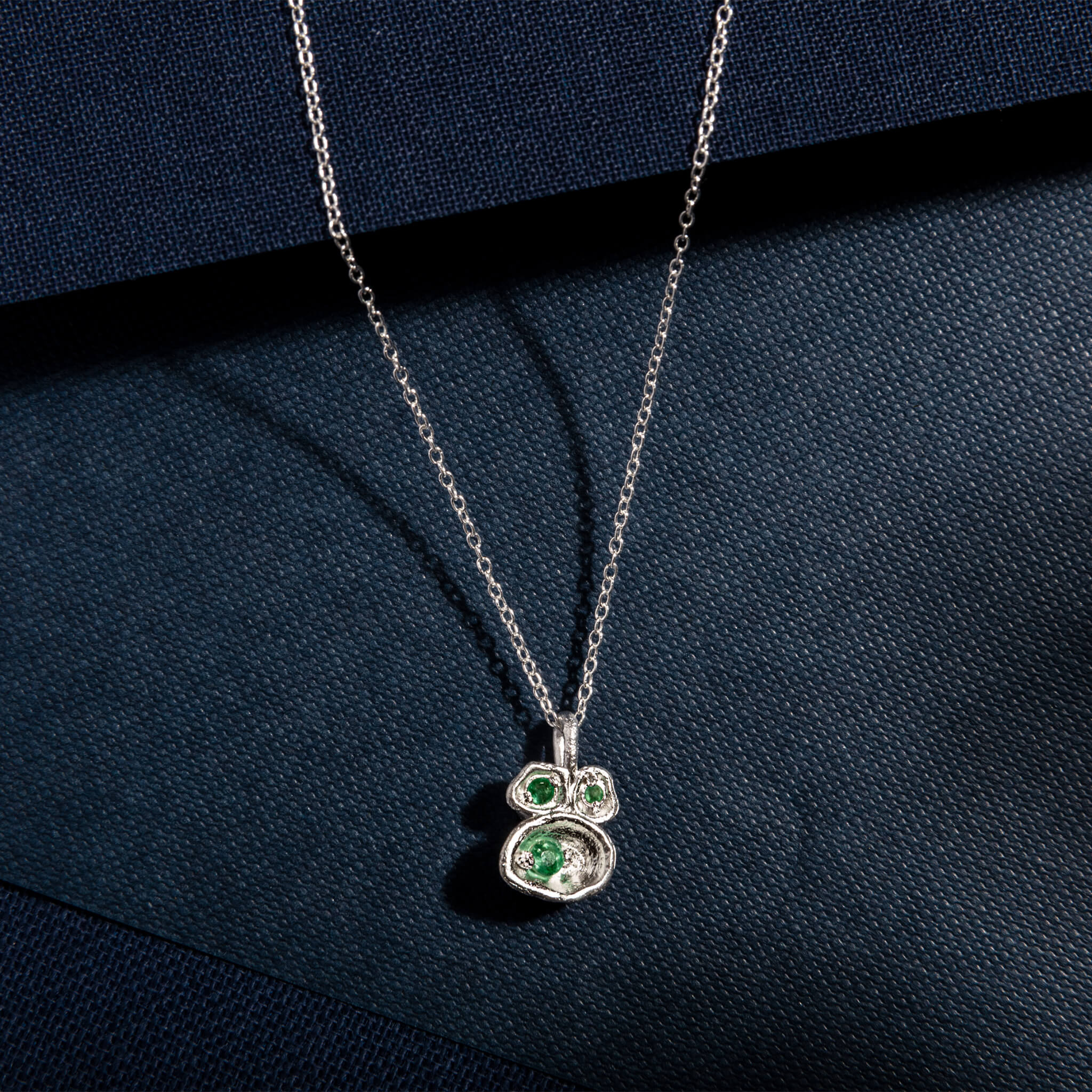 Tutti & Co May Birthstone Necklace, Green Onyx, Silver at John Lewis &  Partners