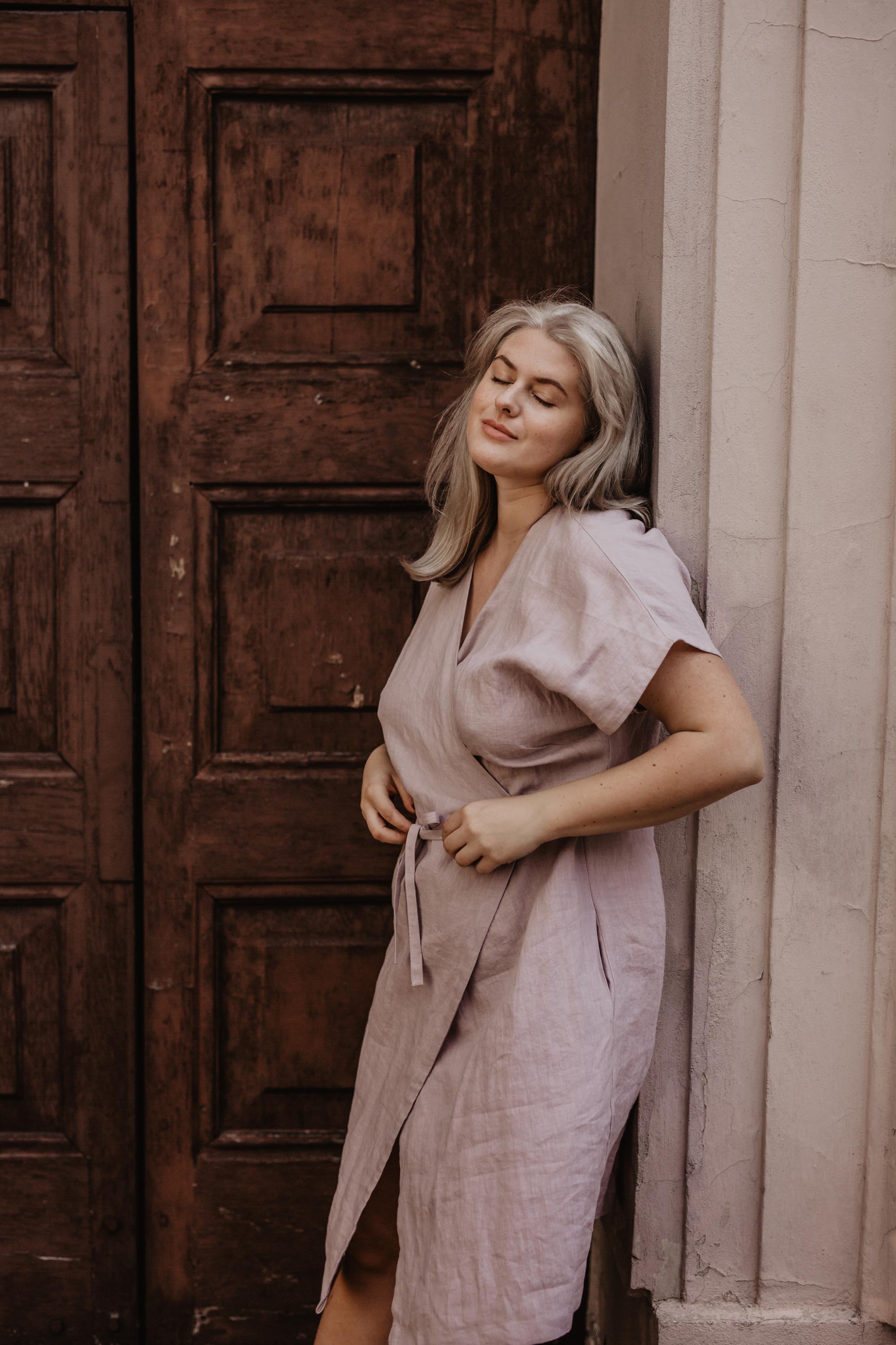 Romee shop wrap dress